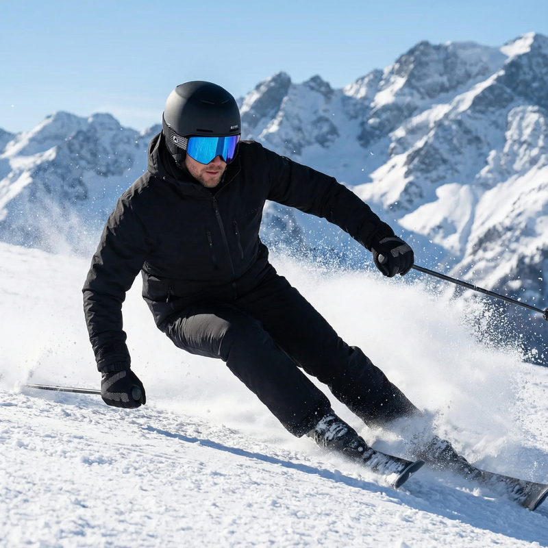 Lyžiarske okuliare ATTABO Kinik black 5