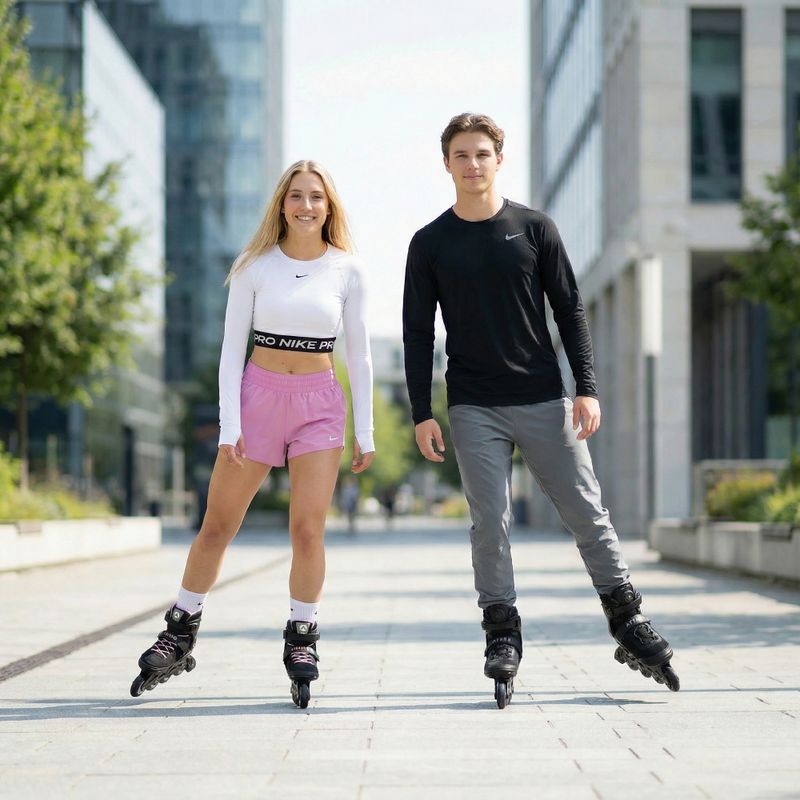 Pánske kolieskové korčule ATTABO OneFoot Fitgo system black 6