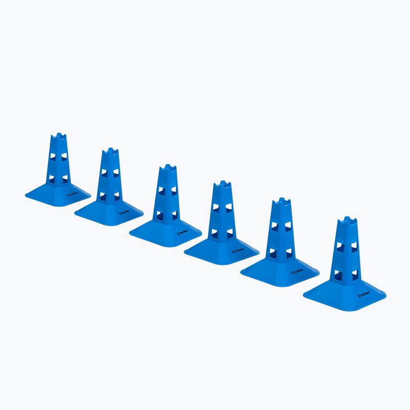 Pachoľky tréningové OneTeam TRFTB03 MD6 6 kusov modré 5