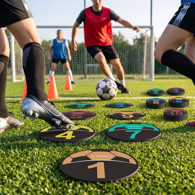Známky tréningové OneTeam TRF08 10 ks. FUTBAL 4
