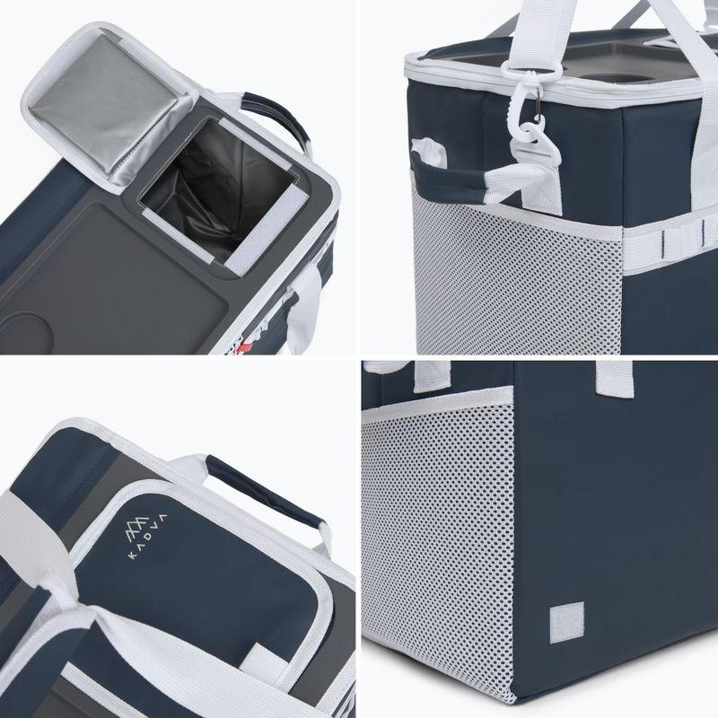 Turistická chladnička KADVA foldable into Picnicer 30 l navy blue 7