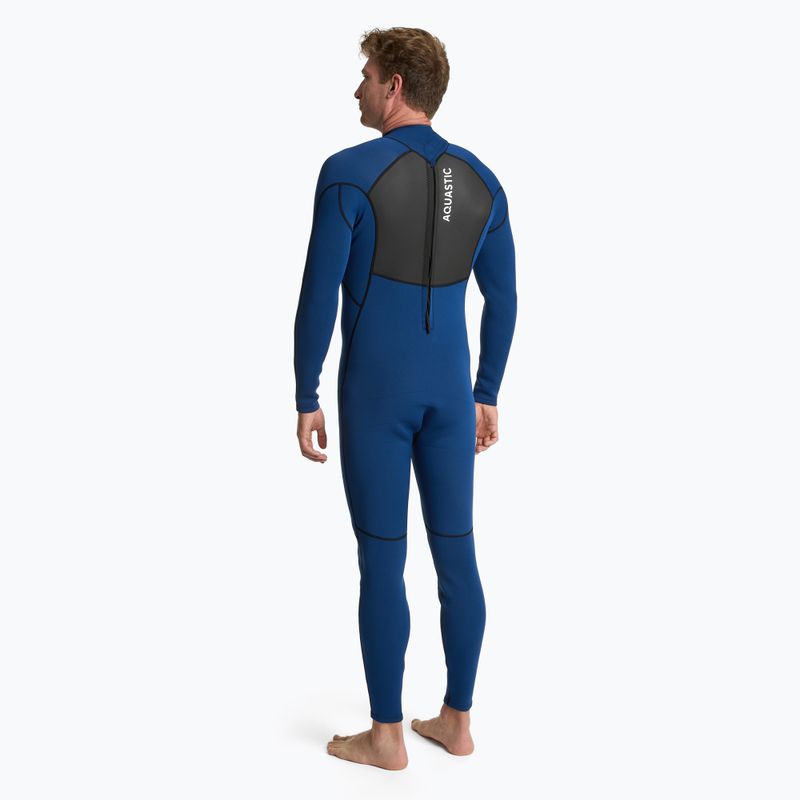 Pánsky surfový neoprén AQUASTIC 3/2 mm WAVEY 3/2 navy 3