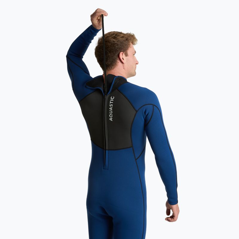 Pánsky surfový neoprén AQUASTIC 3/2 mm WAVEY 3/2 navy 5