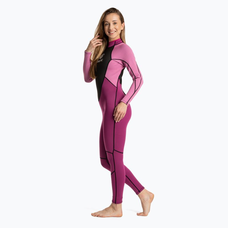 Dámsky neoprén pre surfing AQUASTIC z neopréna 3/2 mm WAVEY pink 4