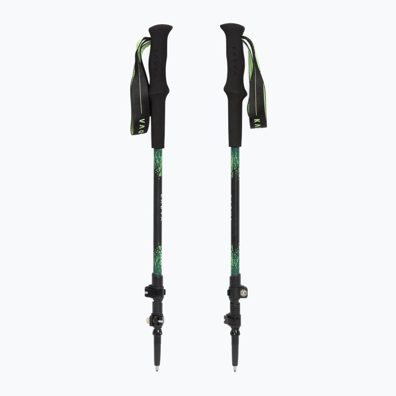 Trekingové palice KADVA Torre adjustable carbon green 5