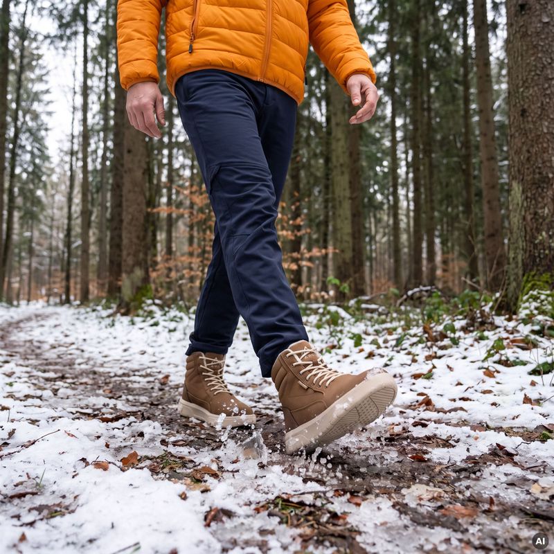 Topánky barefoot pánske KADVA SPLAYON Anti-Puncture hnedé 8