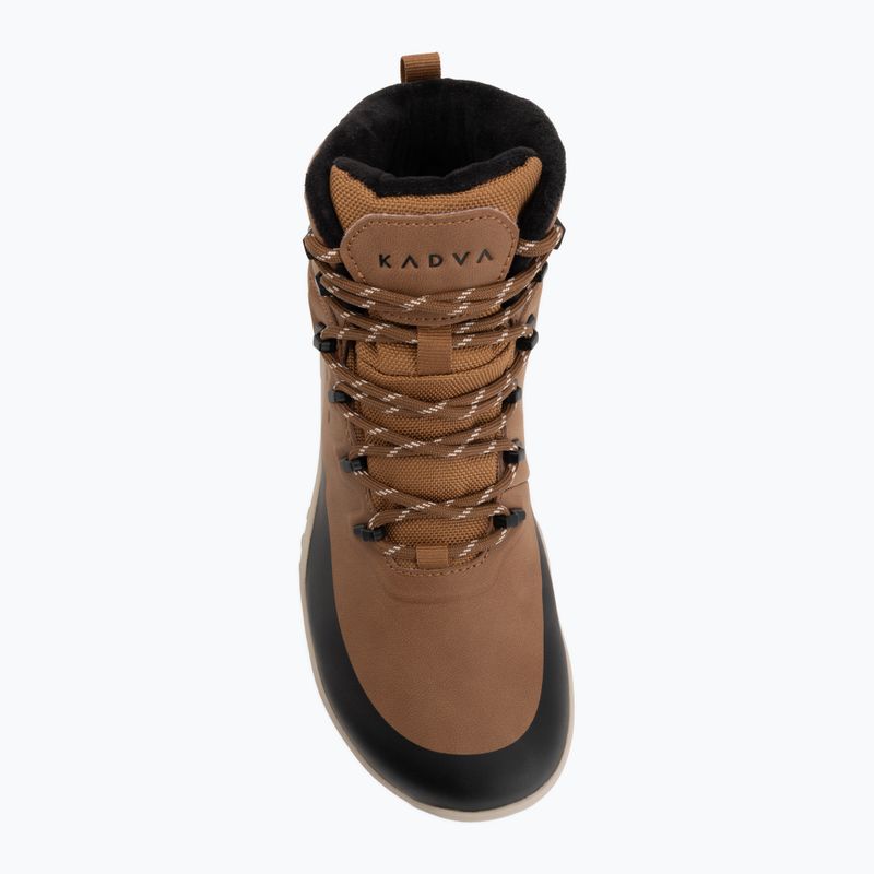 Detské barefoot topánky KADVA WILDME JR Brown/Black 6