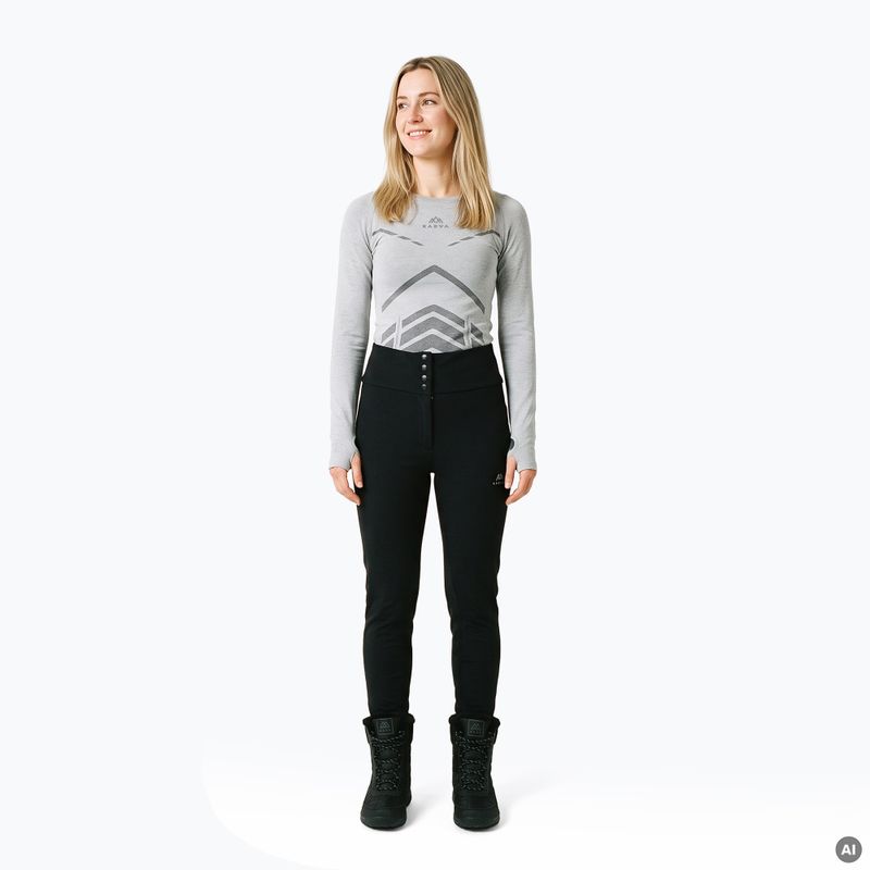 Dámske lyžiarske nohavice KADVA Nora WMNS WP 5K/3K SOFTSHELL čierne