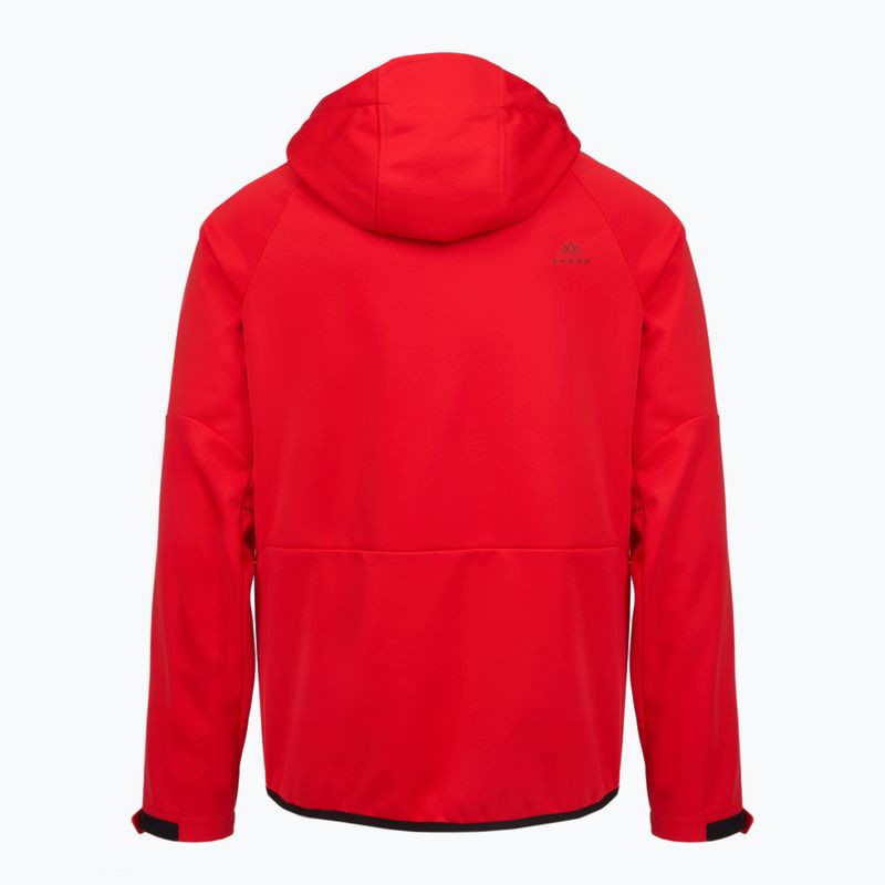 Pánska trekkingová bunda KADVA Arix WP 5K/3K softshell hybrid červená 2