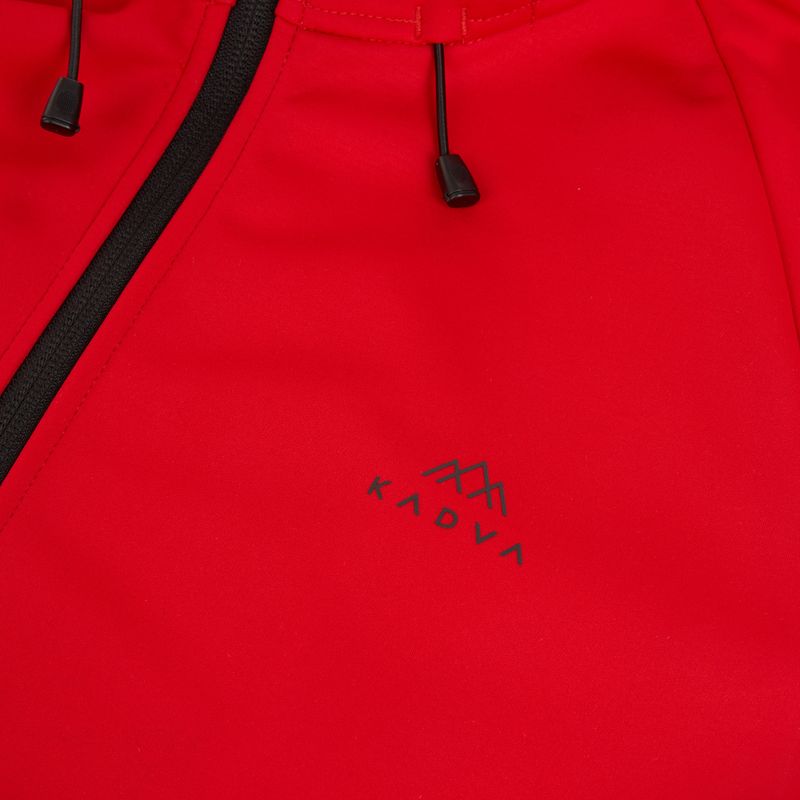 Pánska trekkingová bunda KADVA Arix WP 5K/3K softshell hybrid červená 3