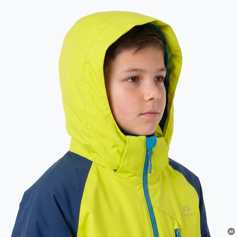Komplet lyžiarskych detí KADVA Blizzy JR tmavomodrý 4