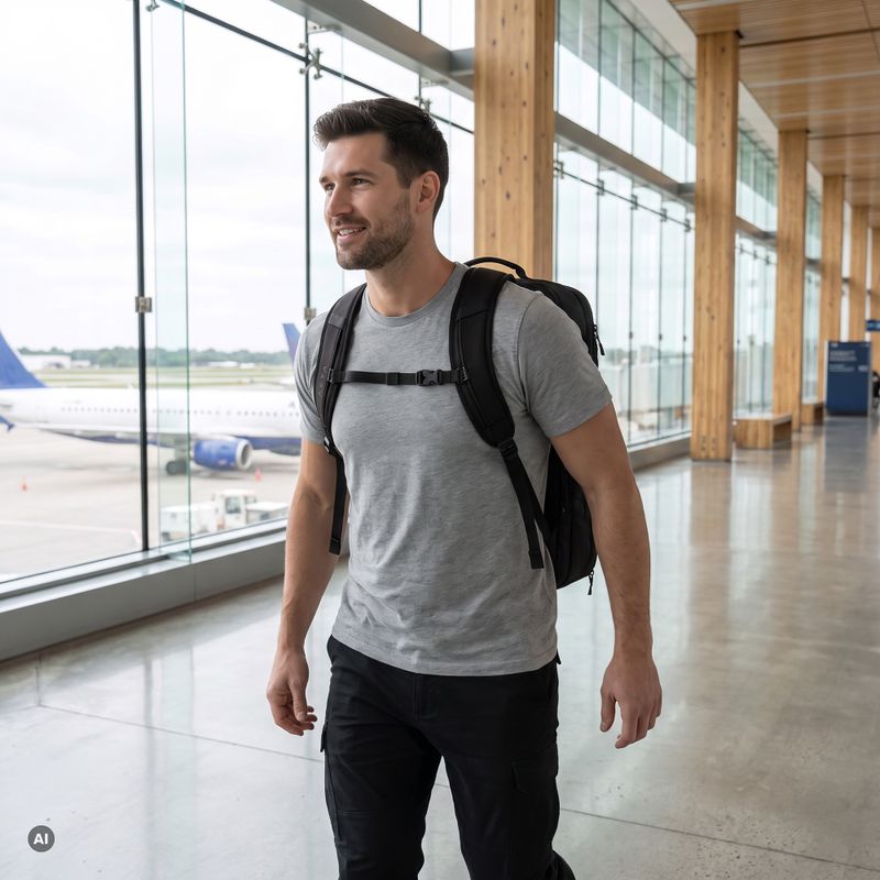 Turistický batoh KADVA traWELL 28 l čierny 12