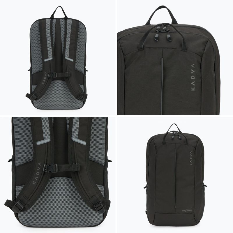 Turistický batoh KADVA anyWAY 25 l čierny 9