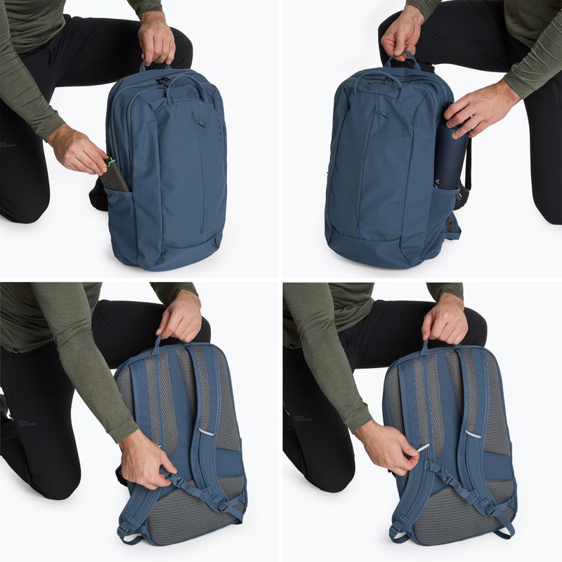 Turistický batoh KADVA anyWAY 25 l tmavomodrý 8
