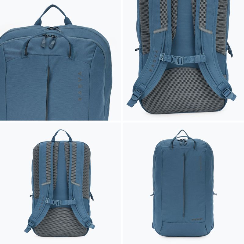 Turistický batoh KADVA anyWAY 25 l tmavomodrý 9