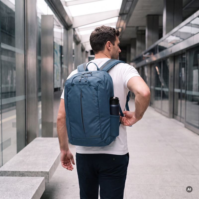 Turistický batoh KADVA anyWAY 25 l tmavomodrý 7