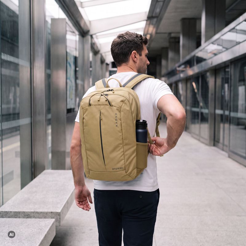 Turistický batoh KADVA anyWAY 25 l pieskový 7