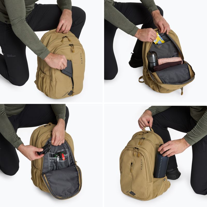 Turistický batoh KADVA Concise 20 l pieskový 7