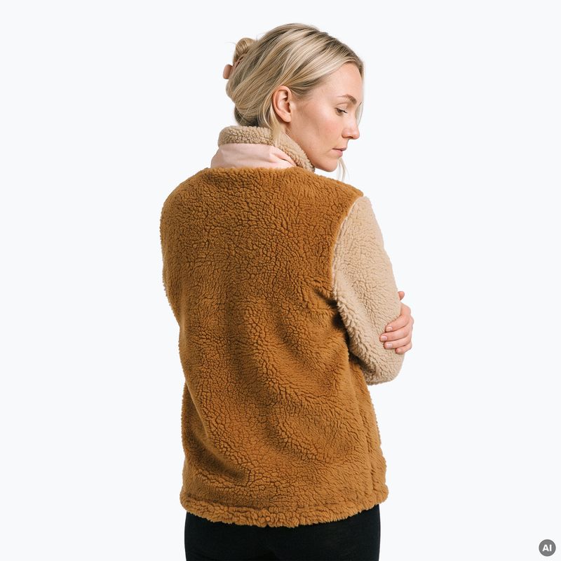 Dámska fleece mikina KADVA Rodvik WMNS béžová 2