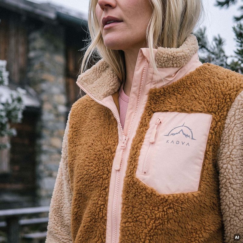 Dámska fleece mikina KADVA Rodvik WMNS béžová 12