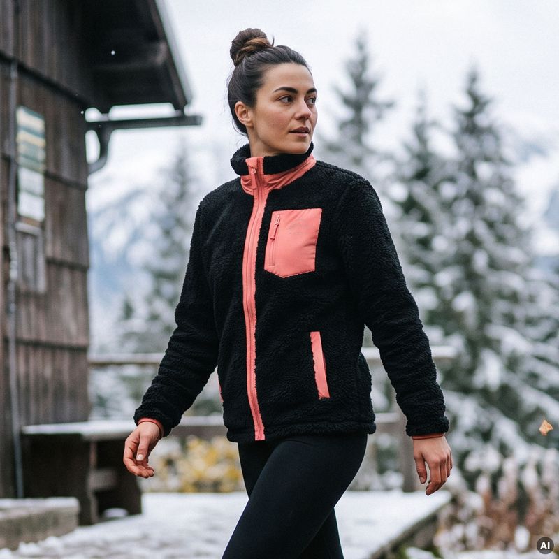Dámska fleece mikina KADVA Rodvik WMNS čierna 11