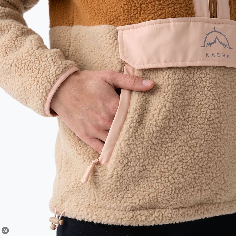 Dámska fleece mikina KADVA RODIA WMNS béžová 7