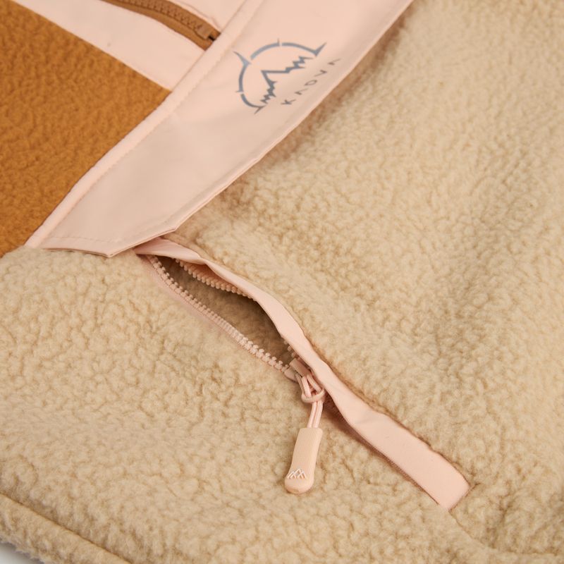 Dámska fleece mikina KADVA RODIA WMNS béžová 14