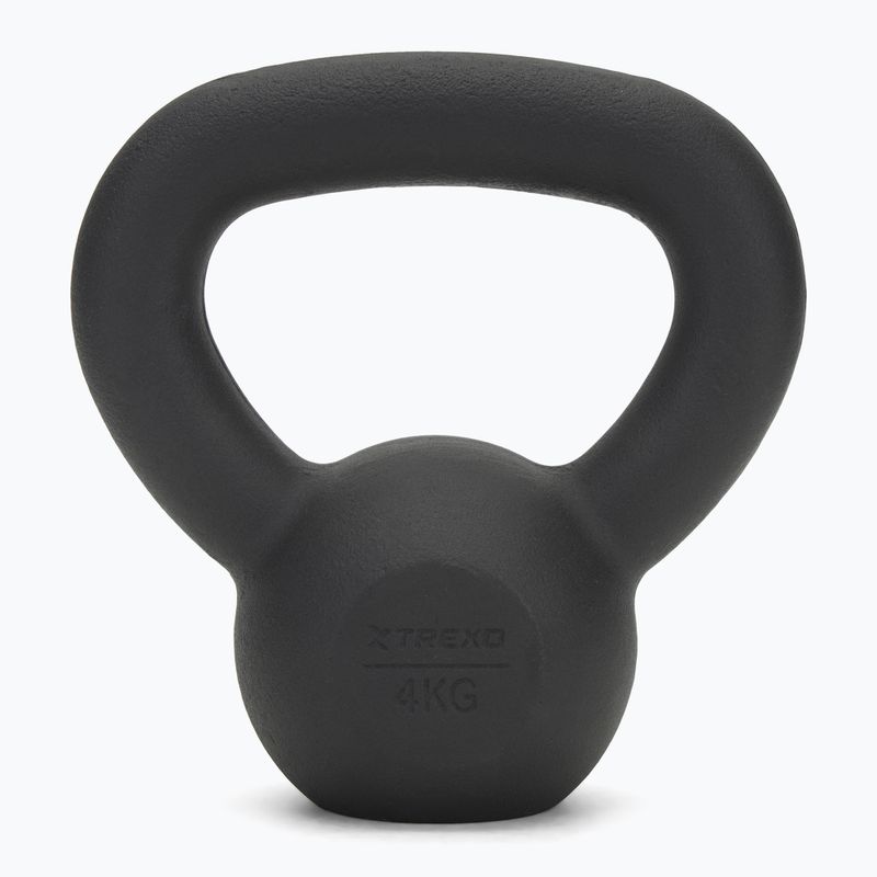 Liatinový kettlebell TREXO 4 kg black 2