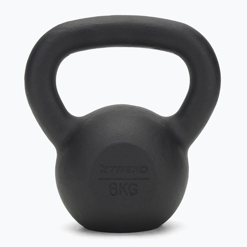 Liatinový kettlebell TREXO 6 kg black 2