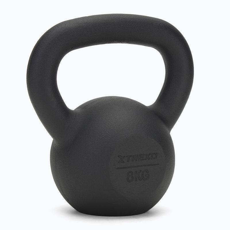 Liatinový kettlebell TREXO 8kg black