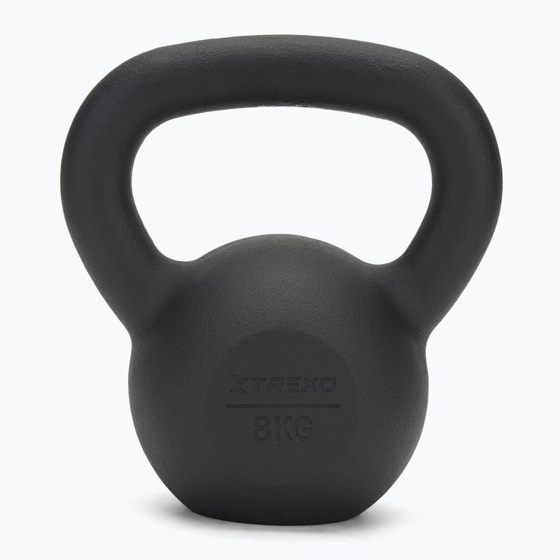 Liatinový kettlebell TREXO 8kg black 2