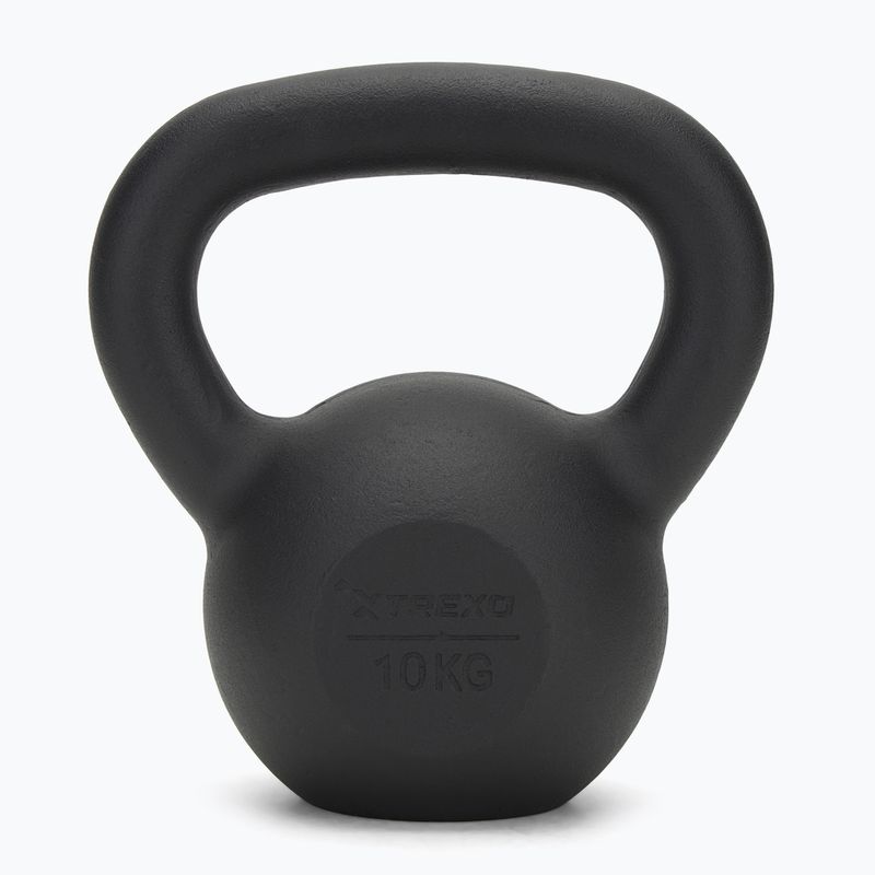 Liatinový kettlebell TREXO 10kg black 2