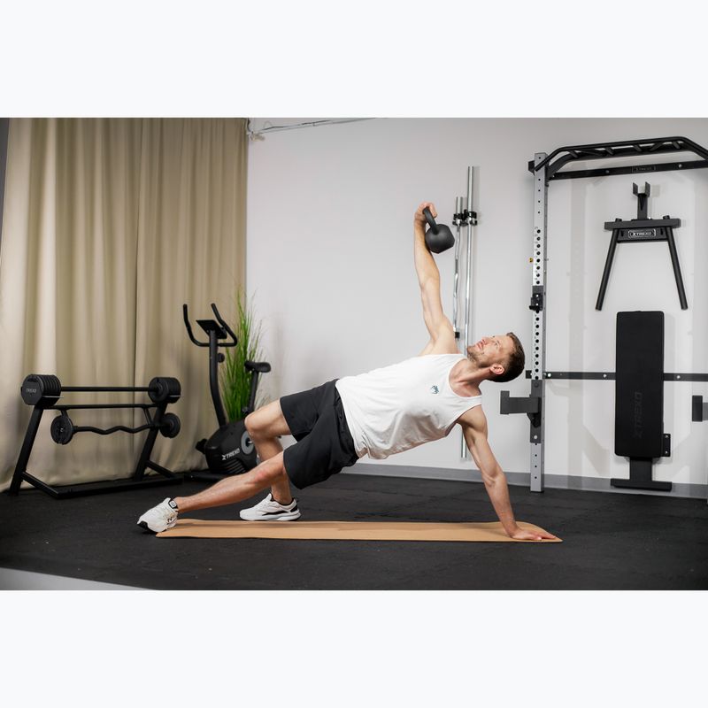 Liatinový kettlebell XTREXO 10kg black 6