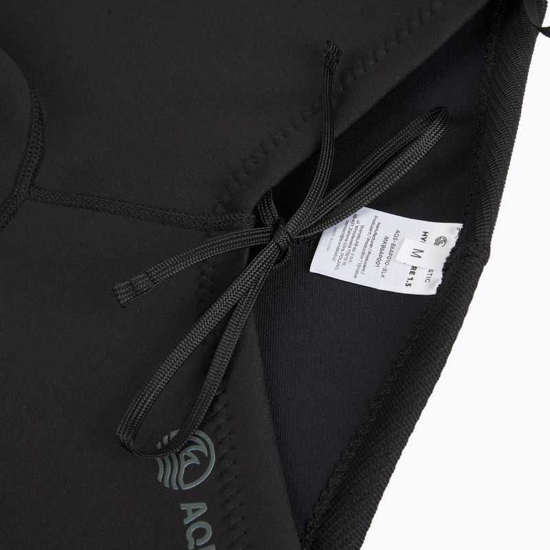 Pánske neoprénové šortky AQUASTIC HydroCore SH 1.5 mm čierna 10