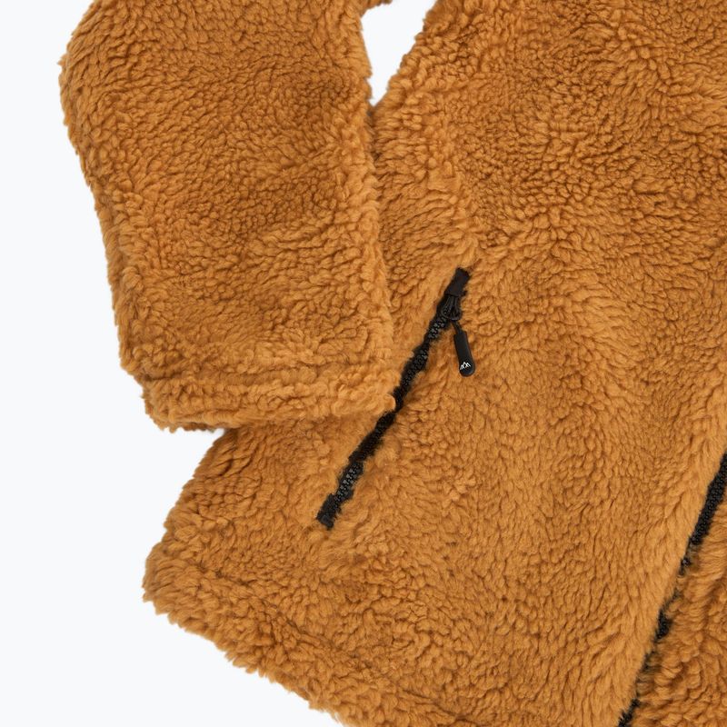 Pánska fleece mikina KADVA Rodvik hnedá 14