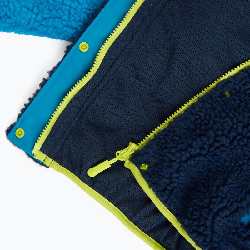 Detská fleece mikina KADVA RODVIK KDB modrá 15