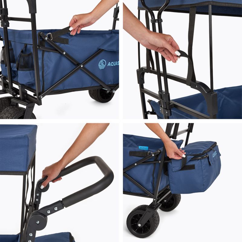AQUASTIC Cart blue transport trolley 7