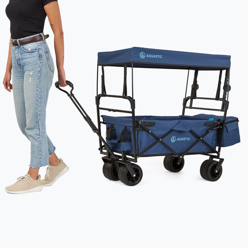 AQUASTIC Cart blue transport trolley 9