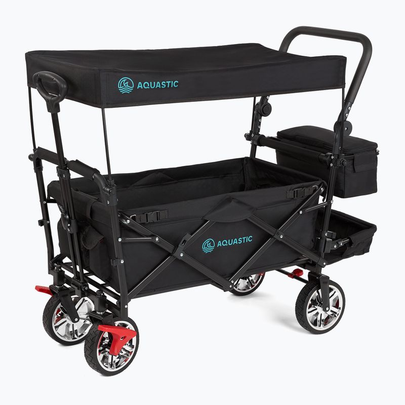 AQUASTIC Luxor black transport trolley