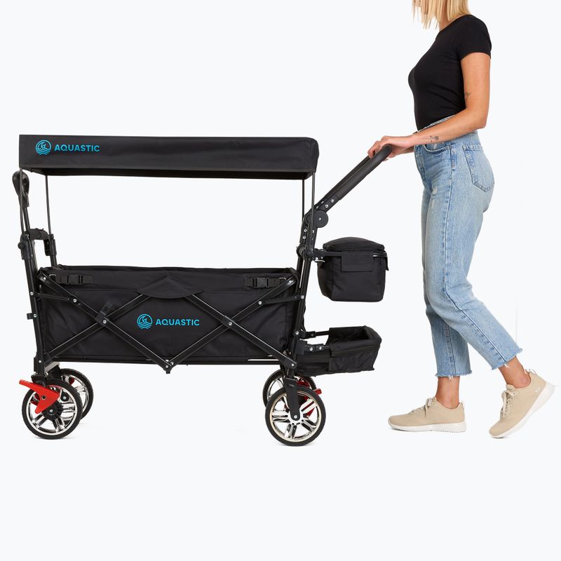 AQUASTIC Luxor black transport trolley 8