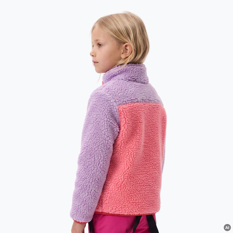 Detská fleece mikina KADVA RODVIK KDG ružová 2