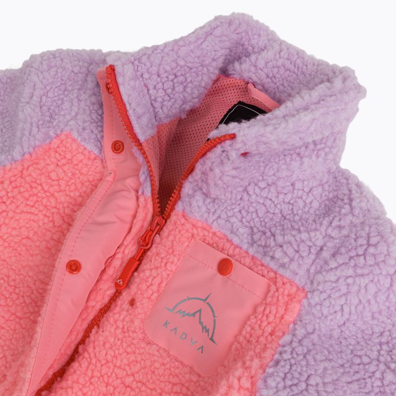 Detská fleece mikina KADVA RODVIK KDG ružová 13