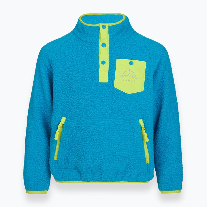 Detská fleece mikina KADVA RODIA KDB modrá 3