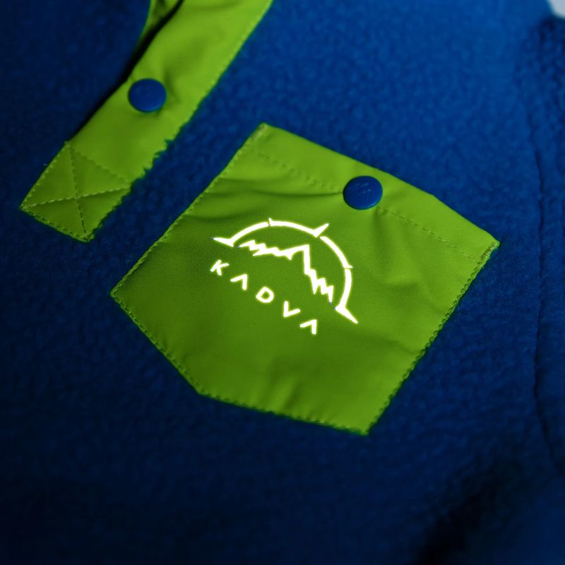 Detská fleece mikina KADVA RODIA KDB modrá 9