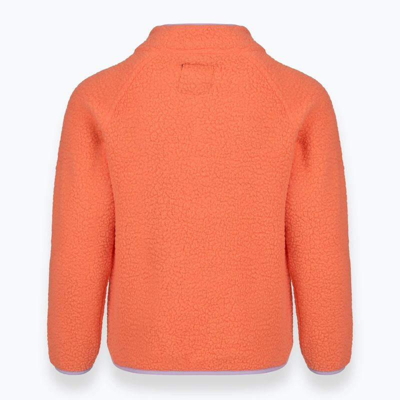 Detská fleece mikina KADVA RODIA KDG oranžová 2