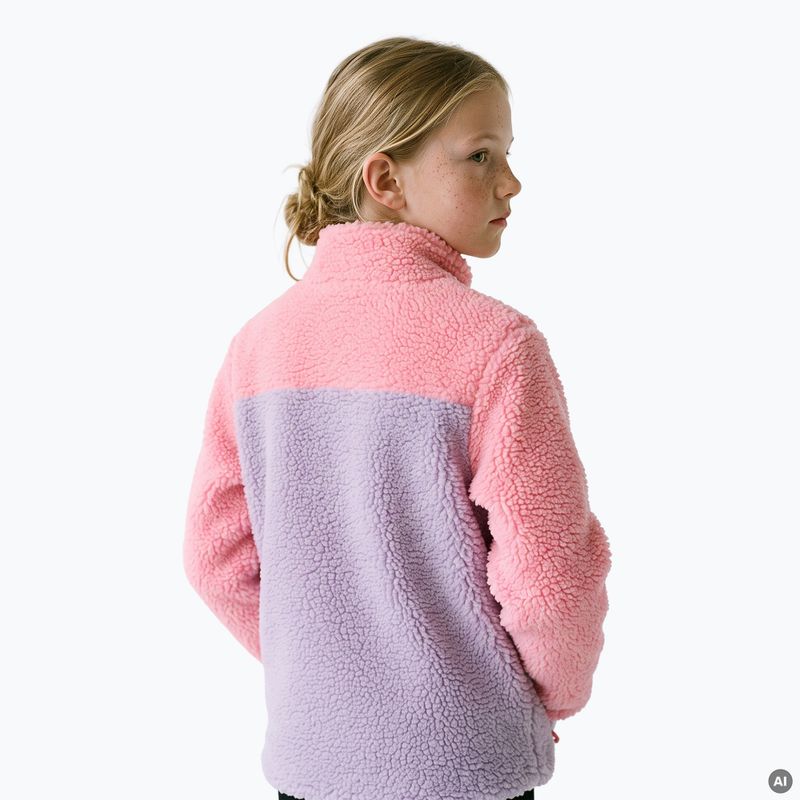 Detská fleece mikina KADVA Rodvik JRG ružová 2