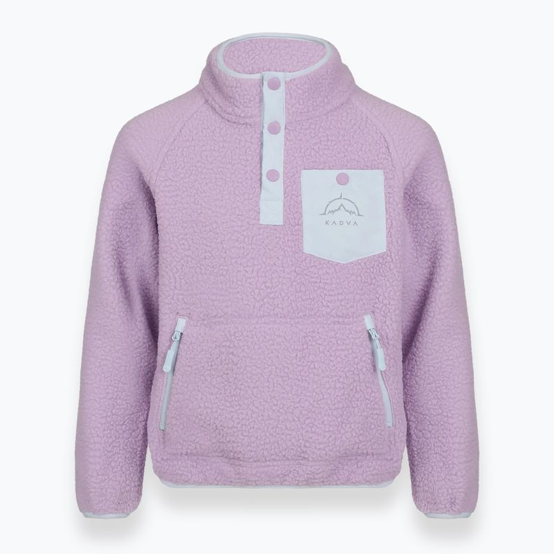 Detská fleece mikina KADVA RODIA JRG fialová 3