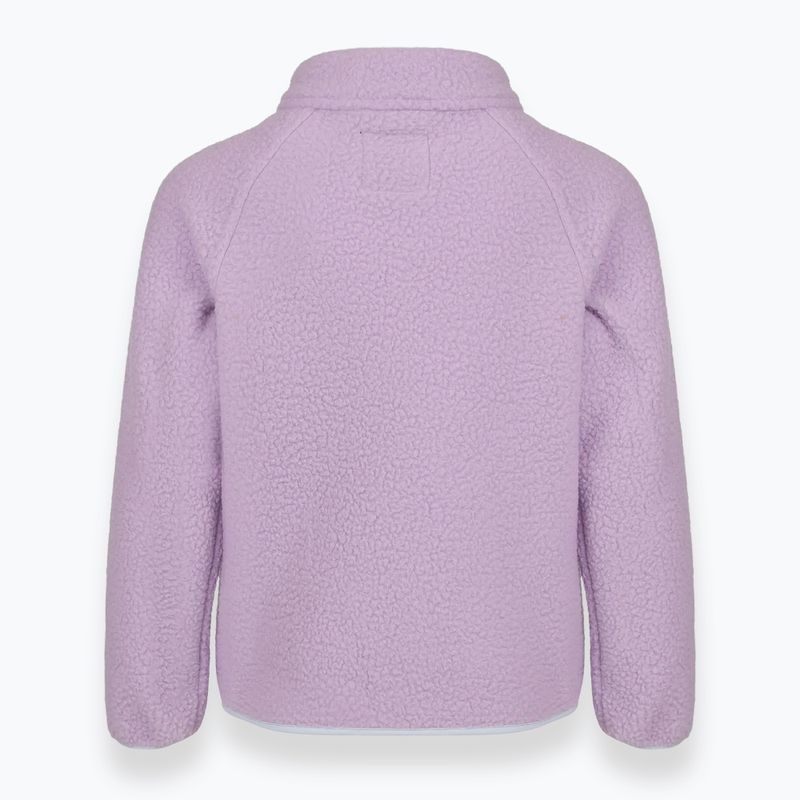 Detská fleece mikina KADVA RODIA JRG fialová 4