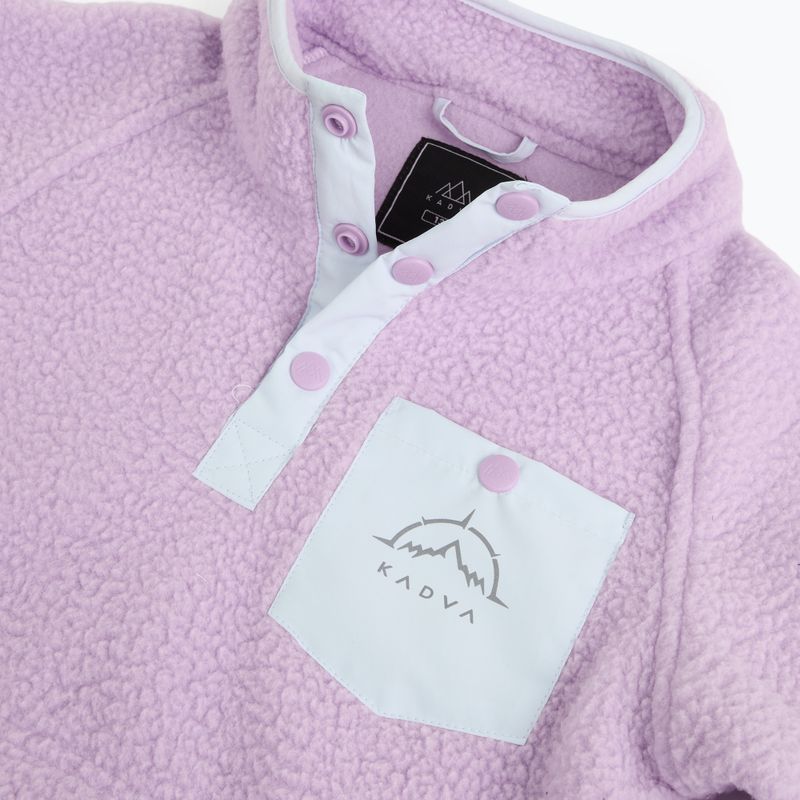Detská fleece mikina KADVA RODIA JRG fialová 13