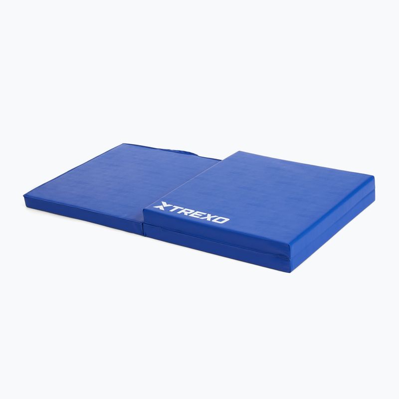 Skladací gymnastický matrac TREXO 180 x 60 x 5 cm blue 3